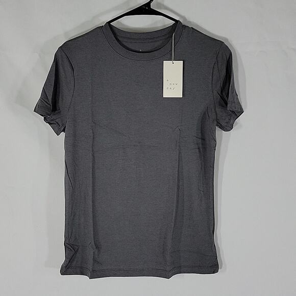 A New Day Lightweight Short Sleeve Tee, 3 Pack, Sz S, Dark Gray, NWT - Picture 2 of 7